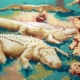 Antoine Carbonne, Crocodile Dundee, 2014, Huile sur toile, 130 x 130 cm