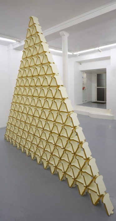 Jessica Lajard, Voilà, 2012, Polyurethane et acrylique, Dimensions variables